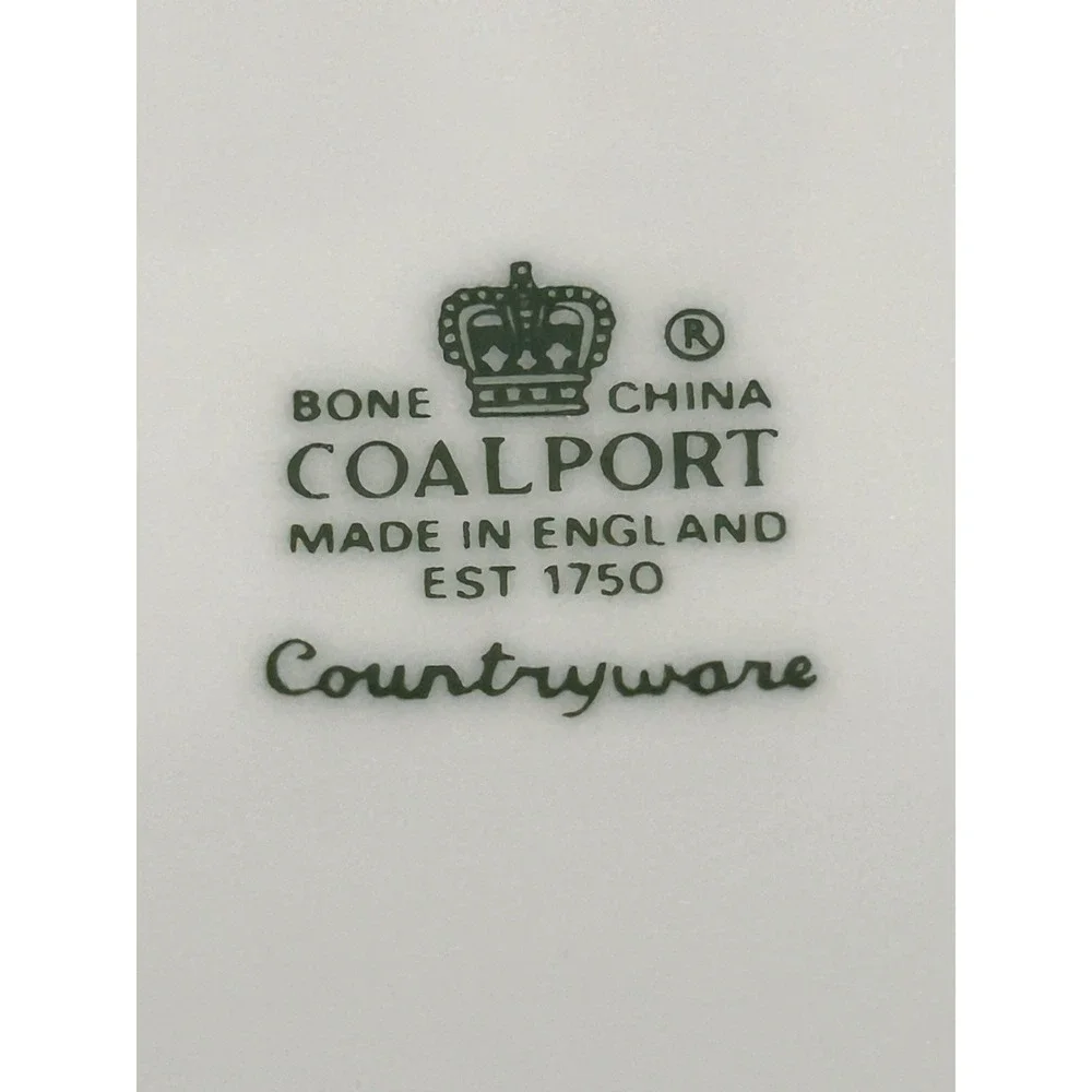 Vintage Coalport Countryware Cabbage Leaf Butter Dish & Cover Bone China READ